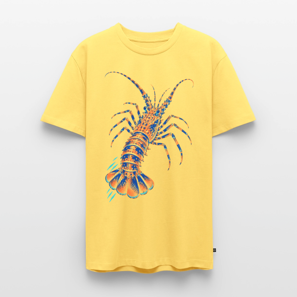 Lobster Ink – Männer Premium T-Shirt - Pastellgelb