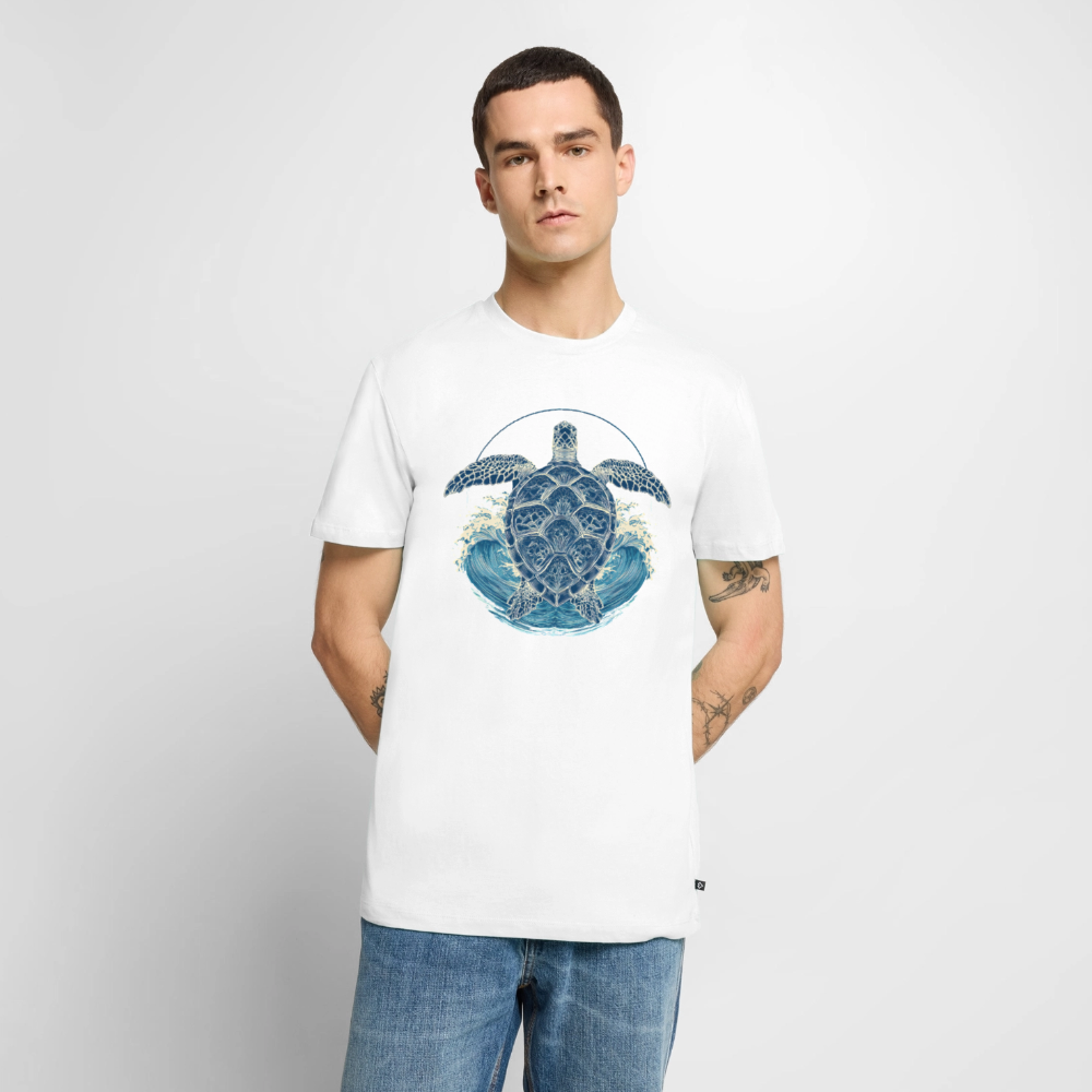 Ocean Spirit – Meeresschildkröte - Männer Premium T-Shirt - Weiß