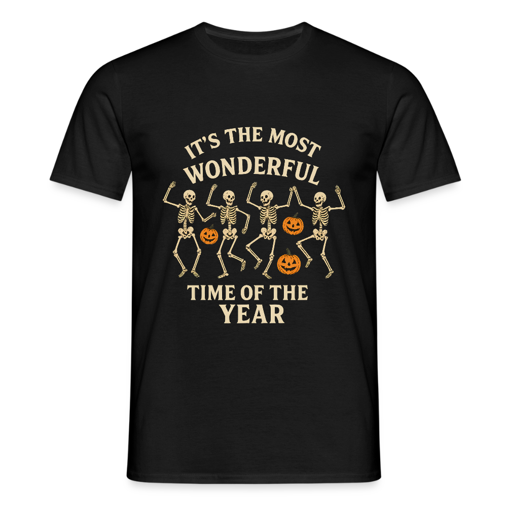 It’s the Most Wonderful Time of the Year – Halloween Shirt - Männer T-Shirt - Schwarz