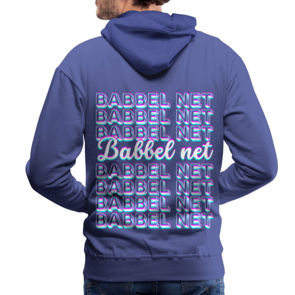 Babbel net - Hessisch Mundart - Männer Premium Hoodie - Königsblau