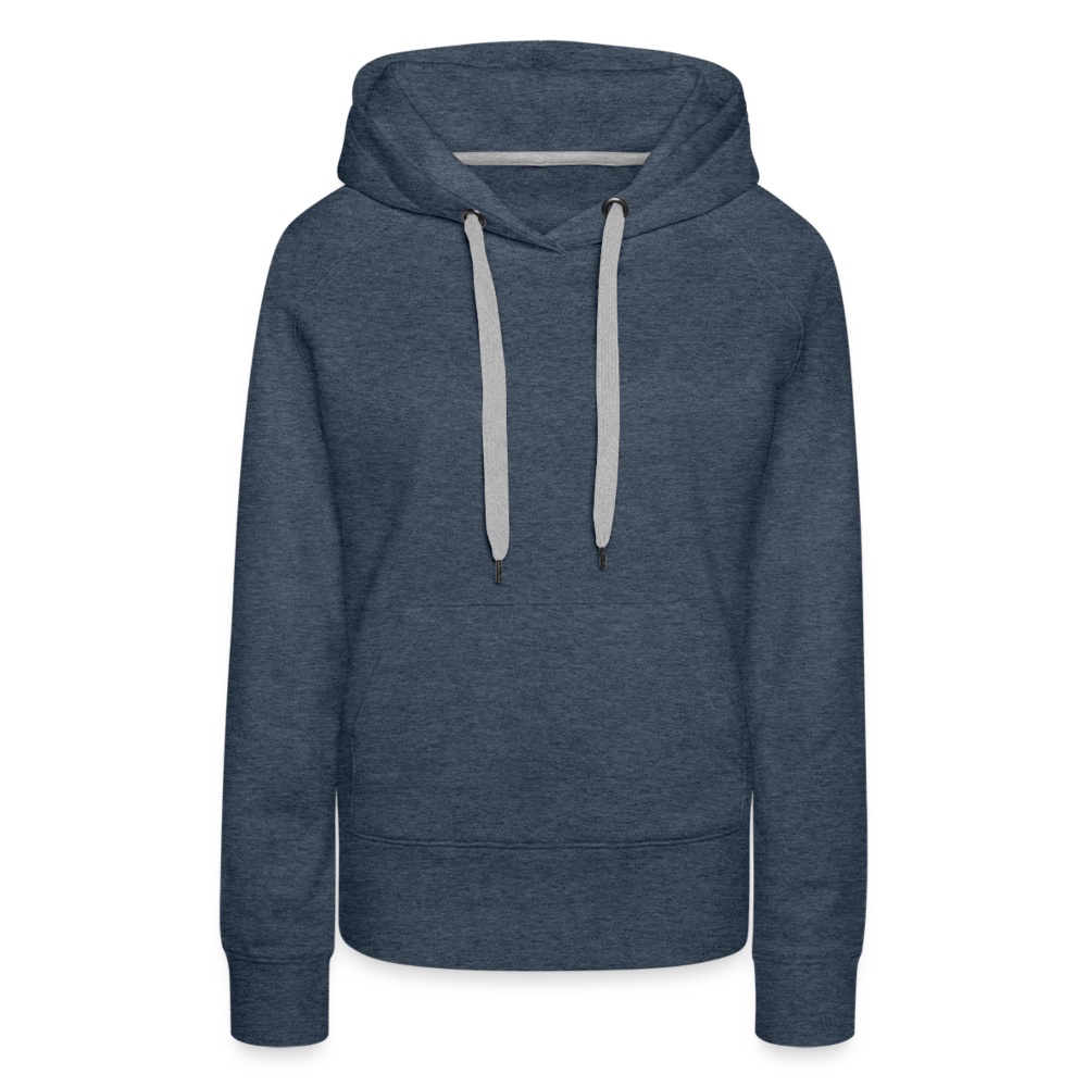 Frankfurter Geripptes - Äpplerglas - Hessisch Mundart - Frauen Premium Hoodie - Jeansblau