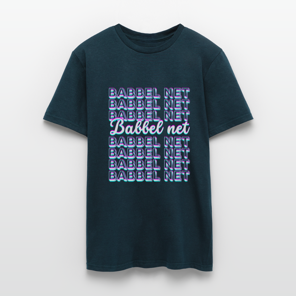 Babbel net - Hessisch Mundart - Männer T-Shirt - Navy