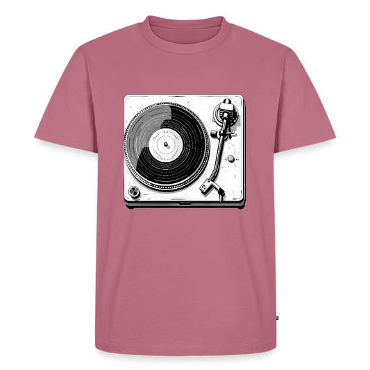 Analog Soul – Classic Vinyl Turntable - Männer Premium T-Shirt - by Artful Alchemist