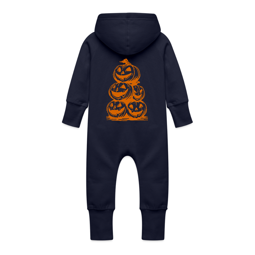 Five Pumpkins Big - Baby Bio Sweat Overall mit Kapuze - Navy