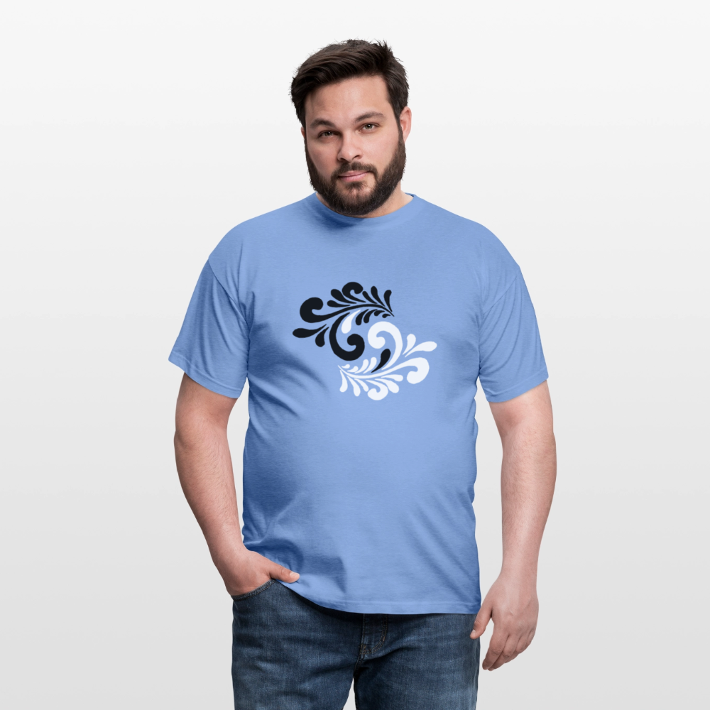 Hessisch Balance - Yin und Yang - Männer Shirt - carolina blue