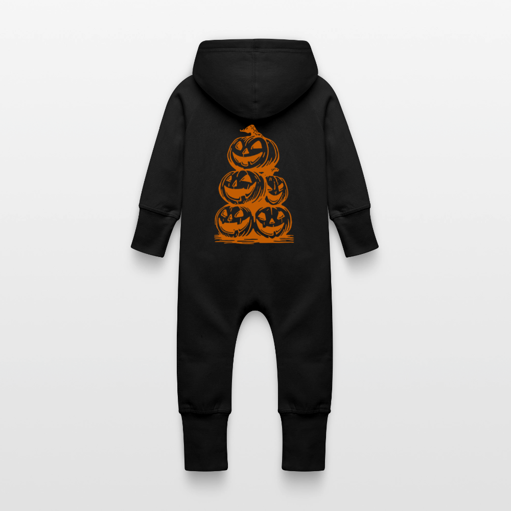 Five Pumpkins Big - Baby Bio Sweat Overall mit Kapuze - Schwarz