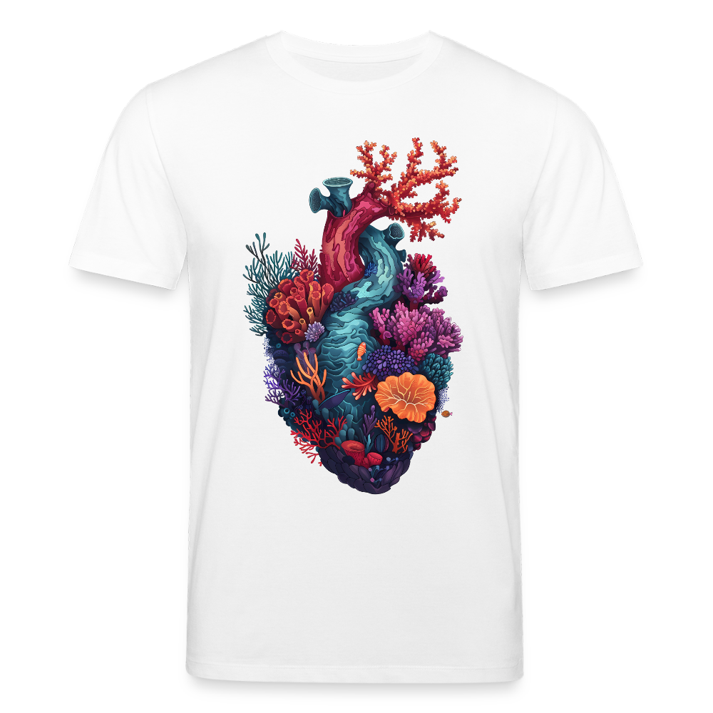 Ocean Heart - Stanley/Stella Unisex Bio-T-Shirt CREATOR - Weiß