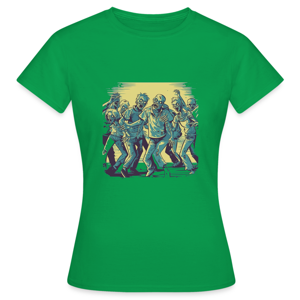 Tanzende Zombies - Gruseliges Zombie Motiv - Frauen T-Shirt - Kelly Green