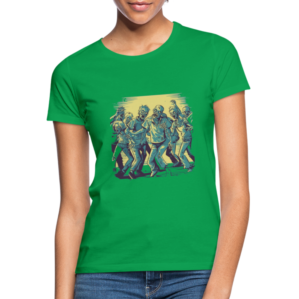 Tanzende Zombies - Gruseliges Zombie Motiv - Frauen T-Shirt - Kelly Green