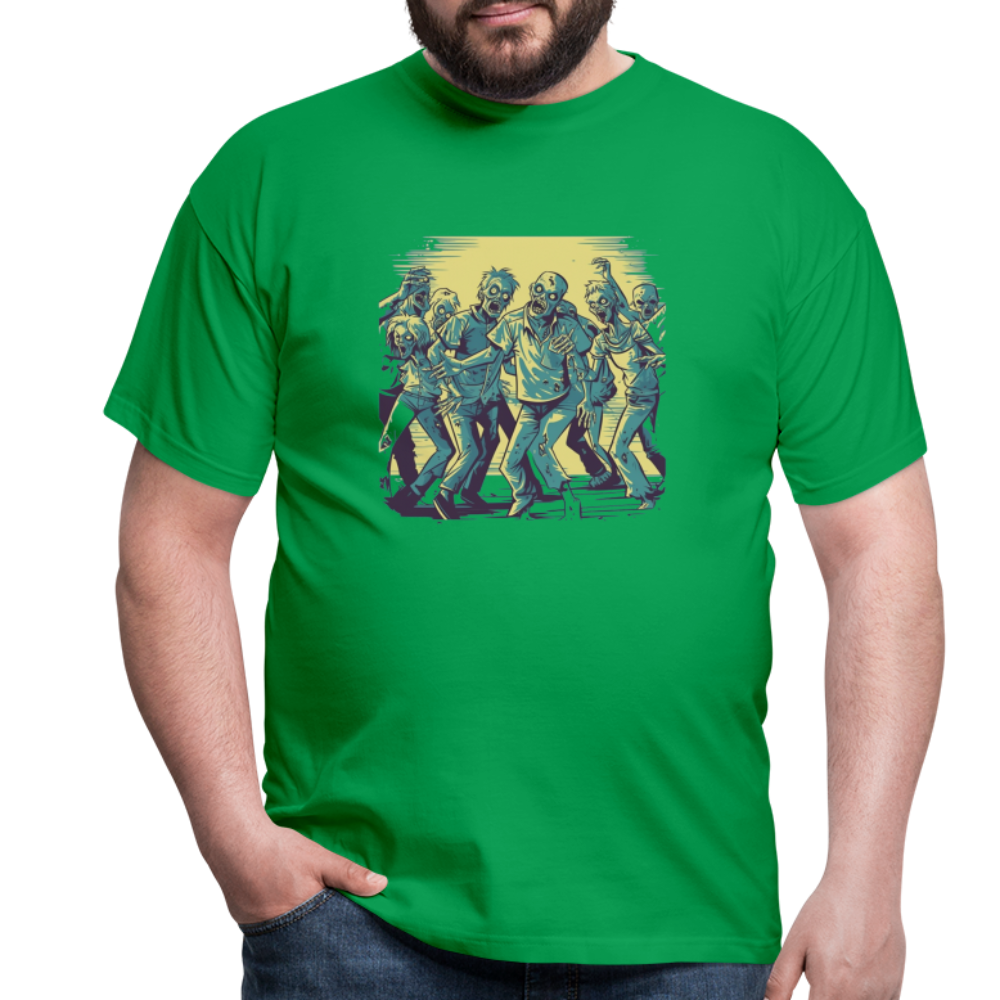 Tanzende Zombies - Gruseliges Zombie Motiv - Männer T-Shirt - Kelly Green