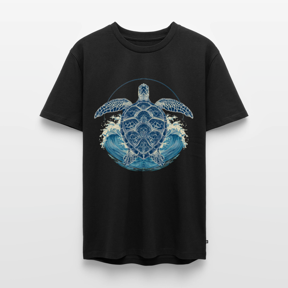 Ocean Spirit – Meeresschildkröte - Männer Premium T-Shirt - Schwarz