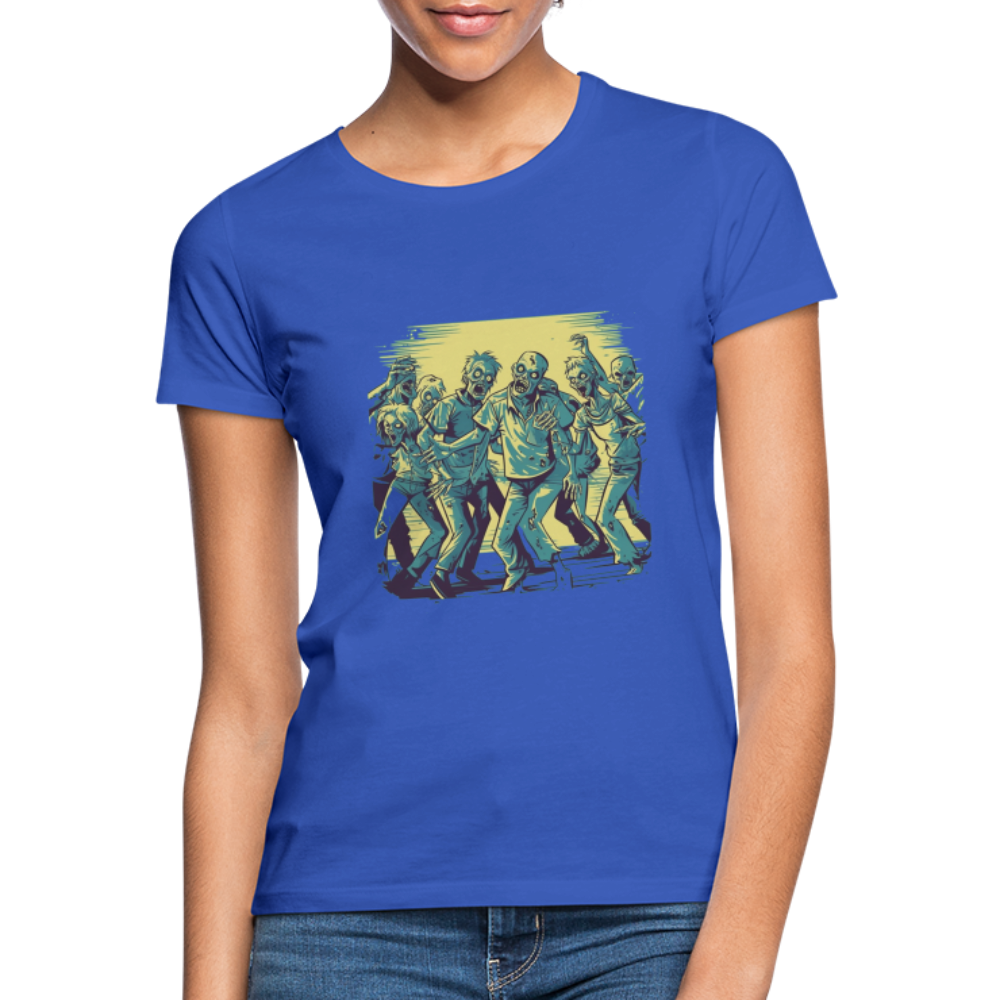 Tanzende Zombies - Gruseliges Zombie Motiv - Frauen T-Shirt - Royalblau