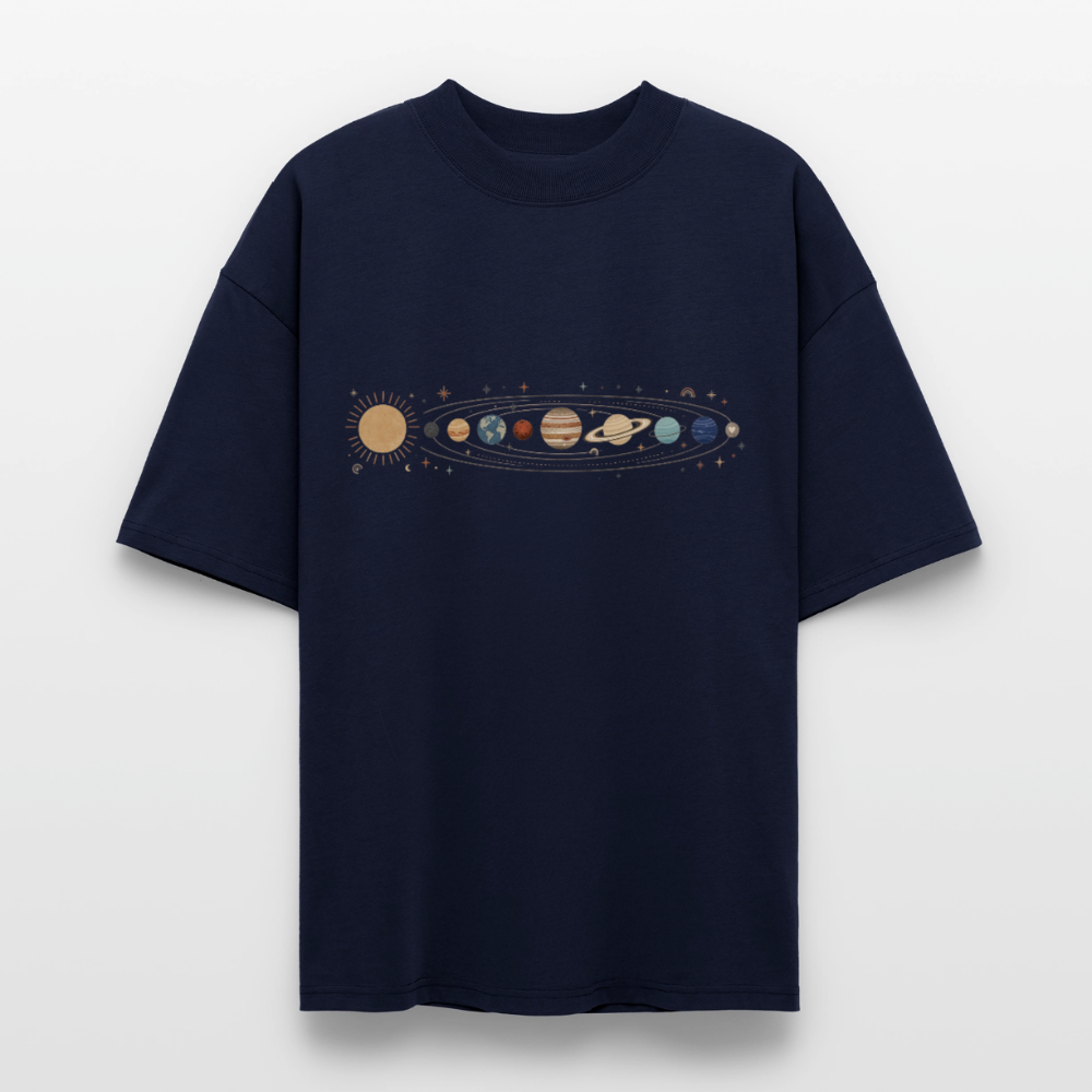 Cosmic Alignment – Oversized Unisex Bio T-Shirt Blaster 2.0 - Navy