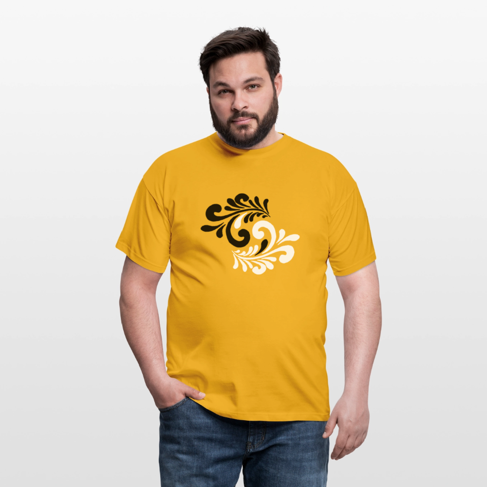Hessisch Balance - Yin und Yang - Männer Shirt - Gelb