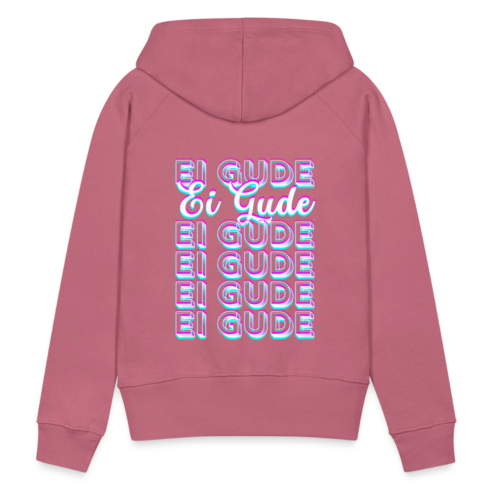 Ei Gude - Hessisch Mundart - Frauen Premium Hoodie - Malve