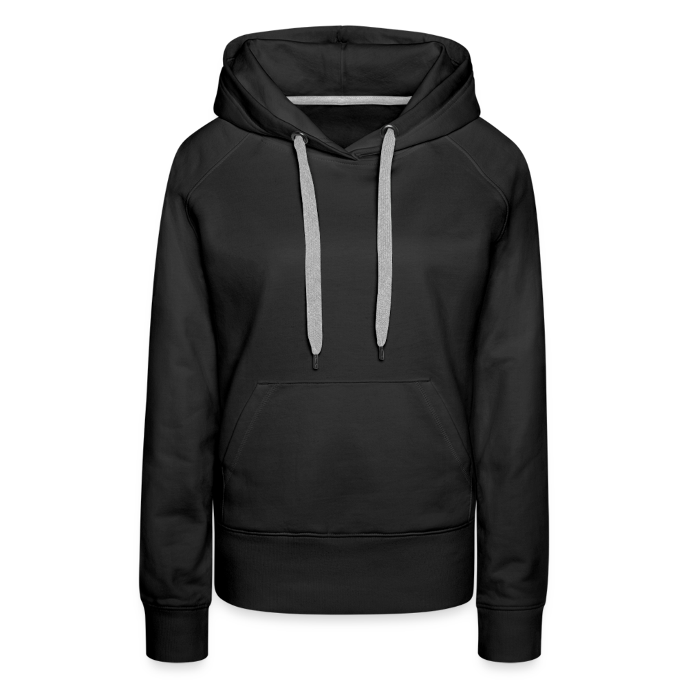 Surreales Motiv mit Mond und Bergen - Frauen Premium Hoodie - Schwarz