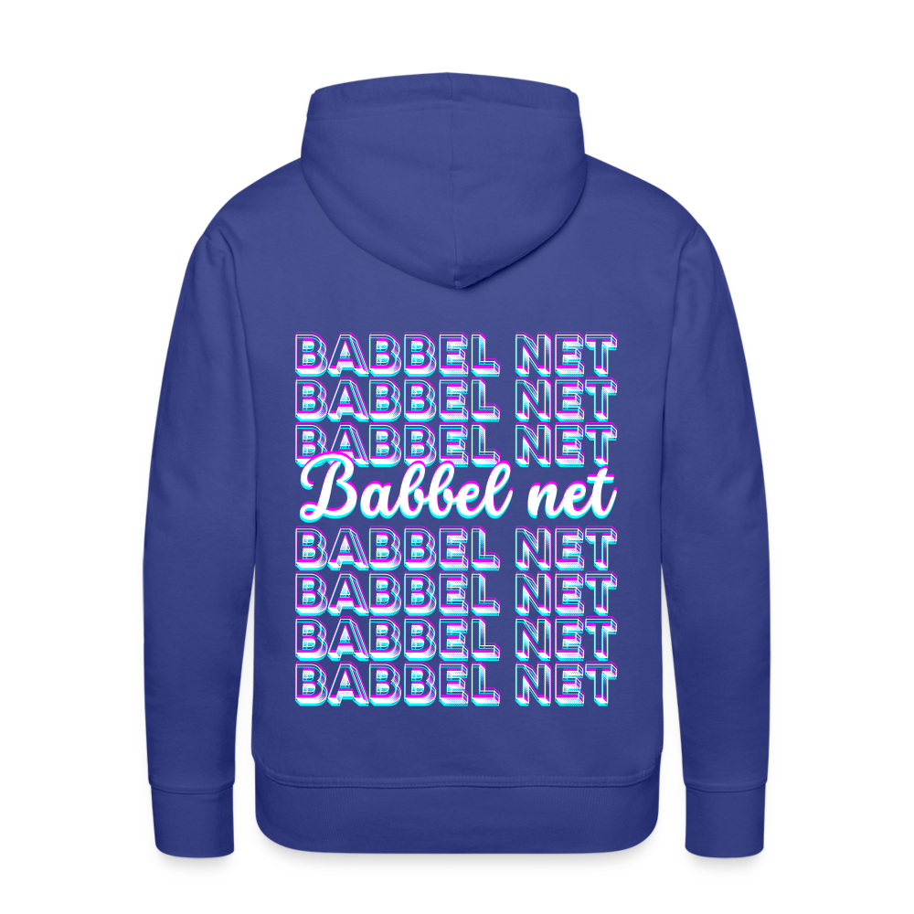 Babbel net - Hessisch Mundart - Männer Premium Hoodie - Königsblau