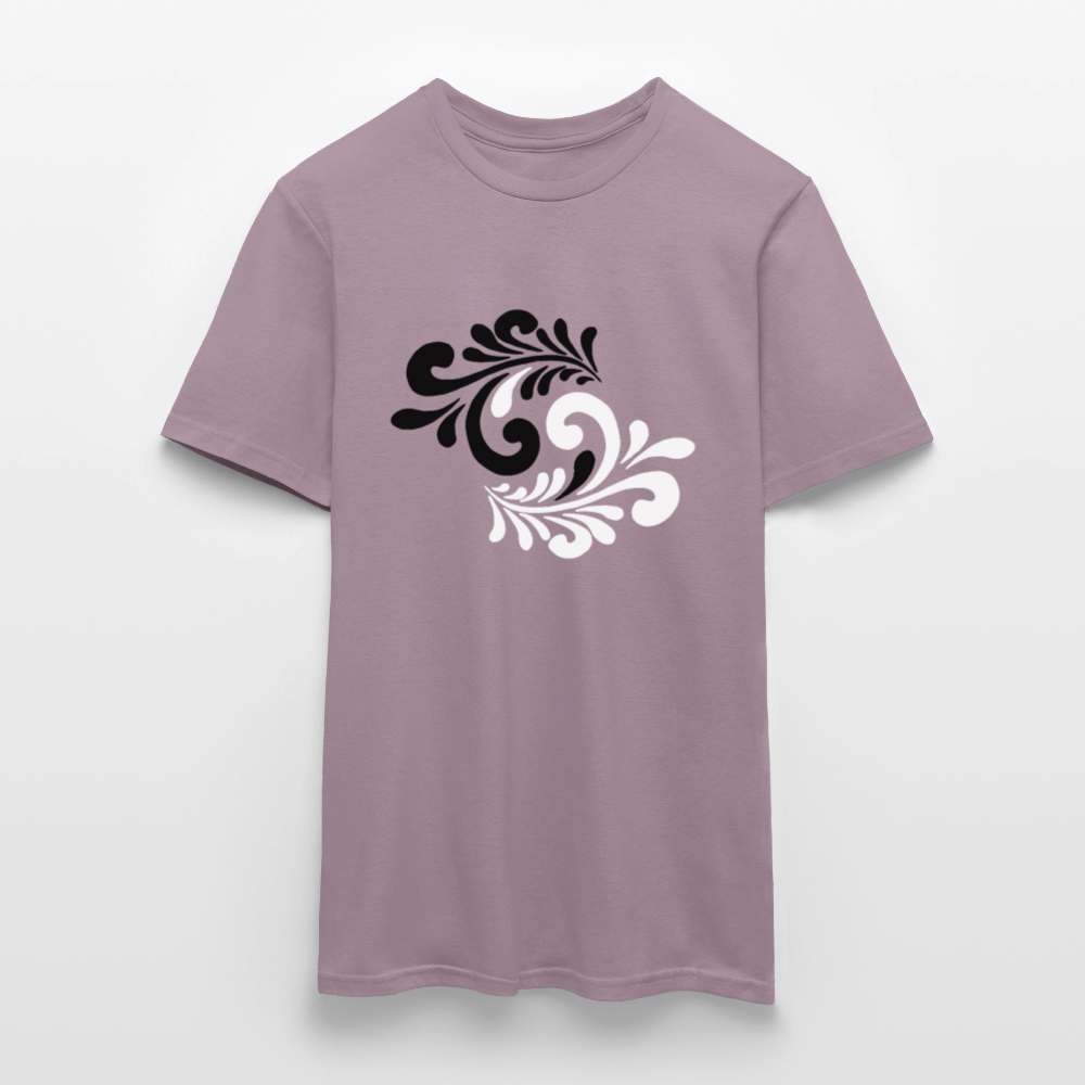 Hessisch Balance - Yin und Yang - Männer Shirt - Lilagrau