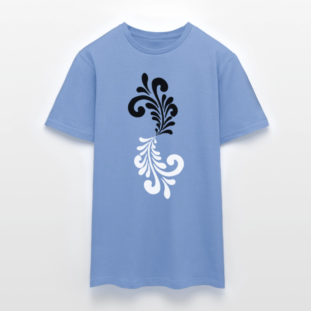 Bembel Ornamente schwarz/weiß - Männer Shirt - carolina blue