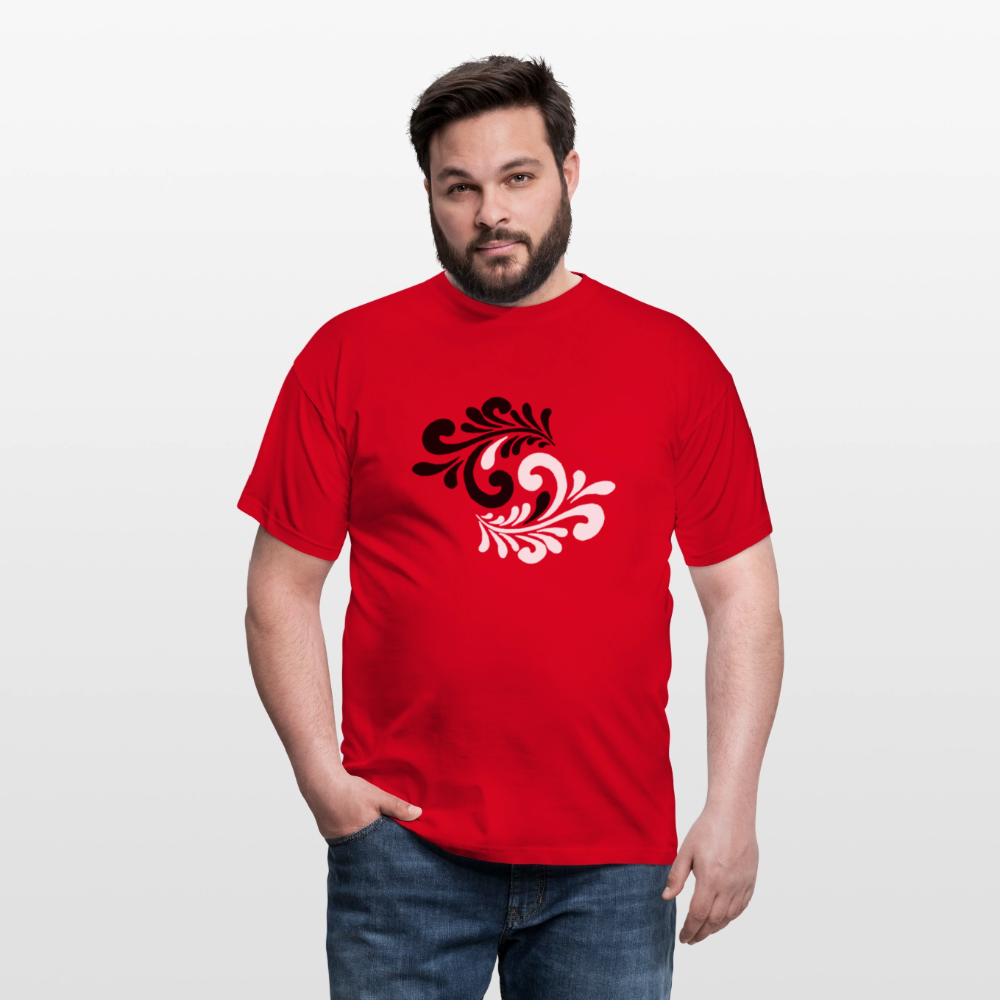 Hessisch Balance - Yin und Yang - Männer Shirt - Rot