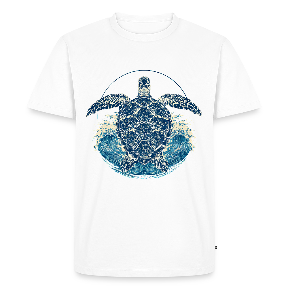 Ocean Spirit – Meeresschildkröte - Männer Premium T-Shirt - Weiß