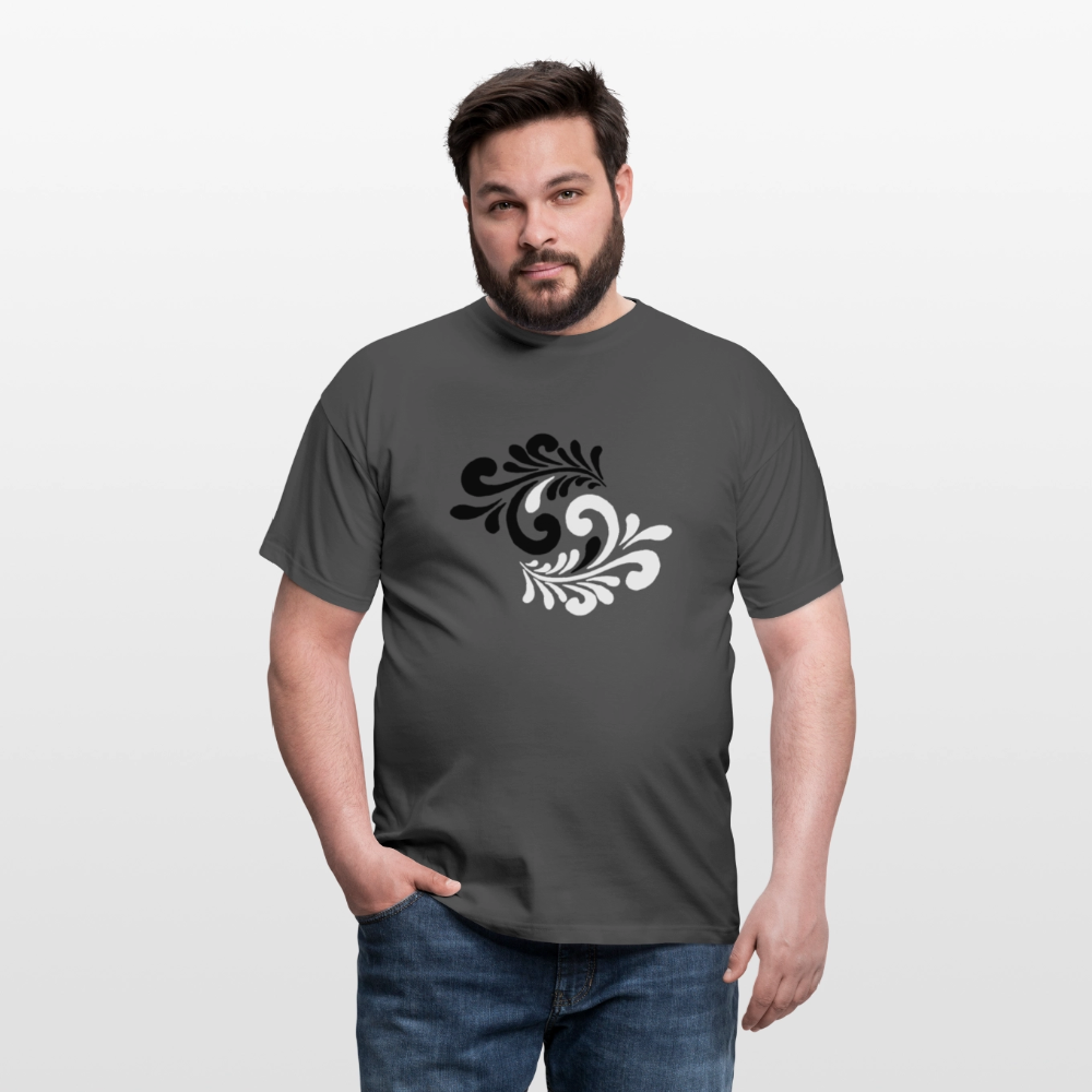 Hessisch Balance - Yin und Yang - Männer Shirt - Anthrazit