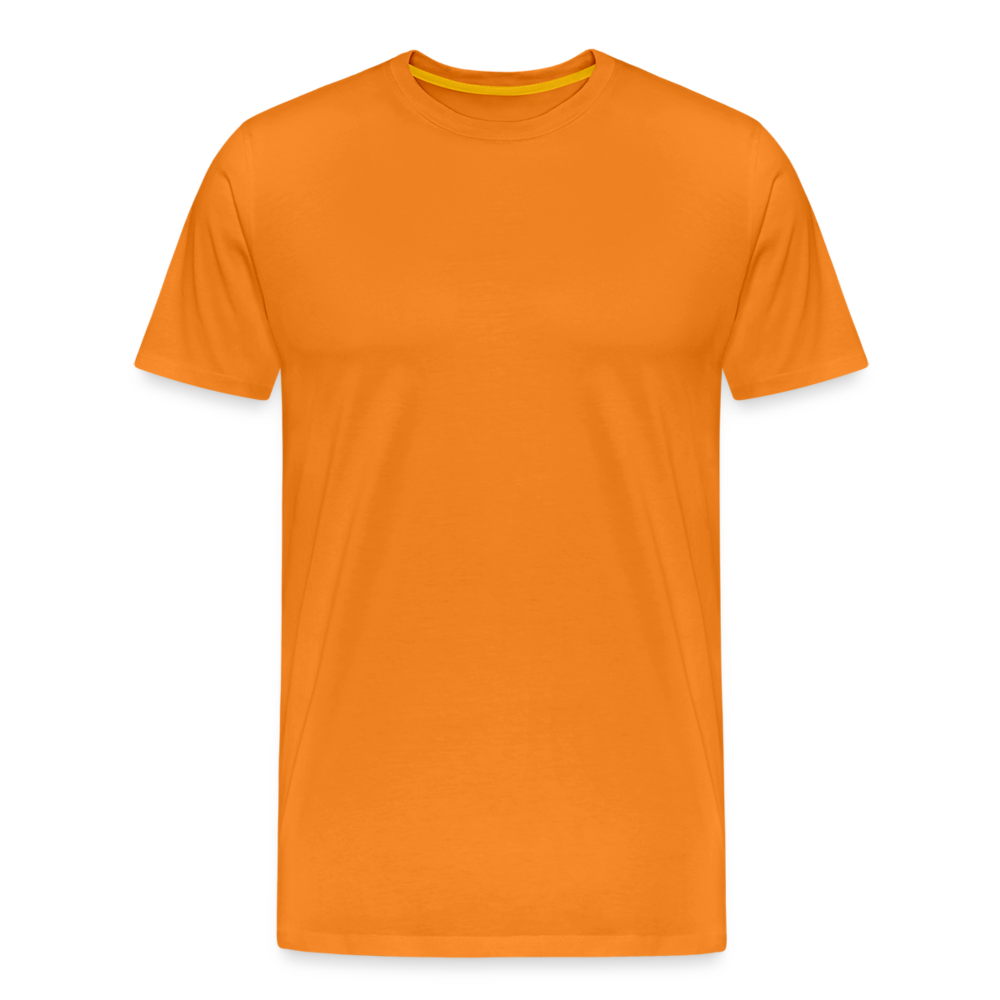 Qualle mit roten Fäden - Männer Premium T-Shirt - Orange