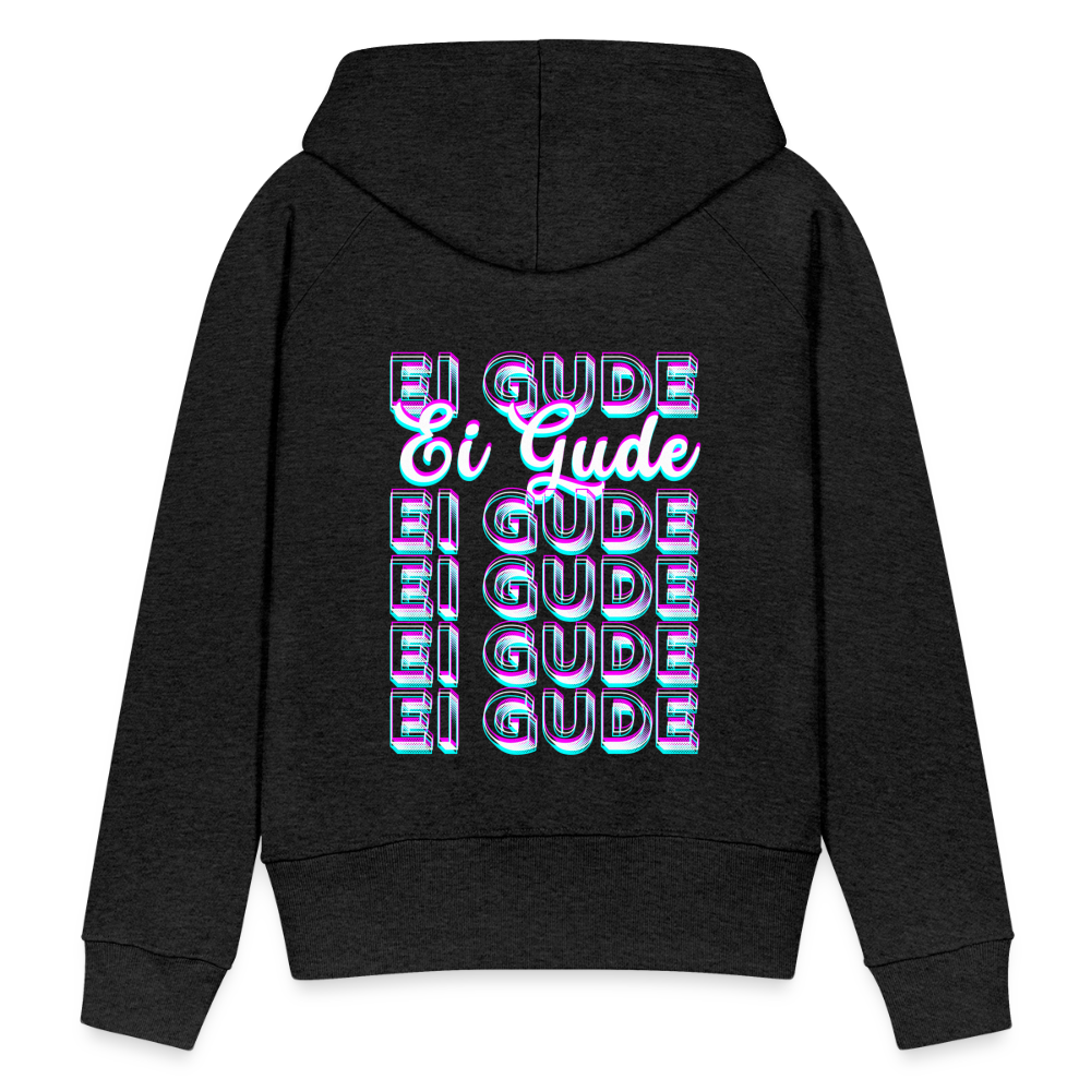 Ei Gude - Hessisch Mundart - Frauen Premium Hoodie - Anthrazit