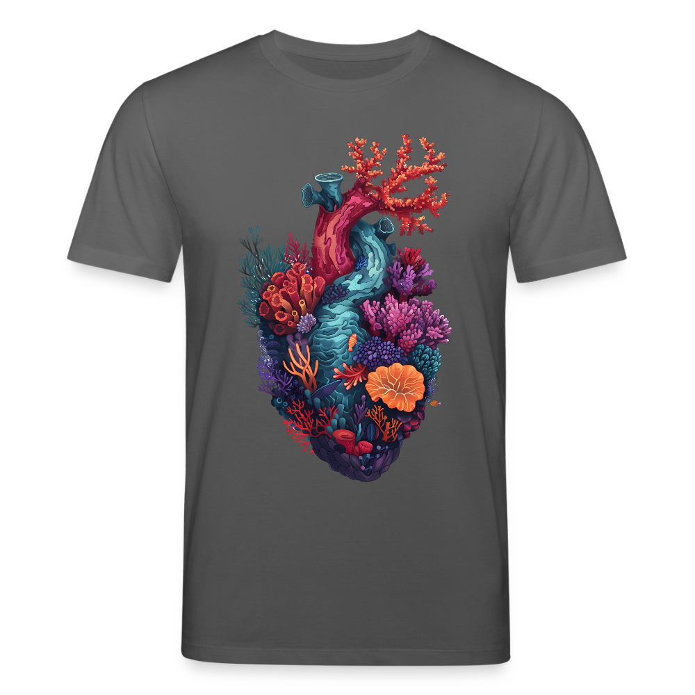 Ocean Heart - Stanley/Stella Unisex Bio-T-Shirt CREATOR - Anthrazit