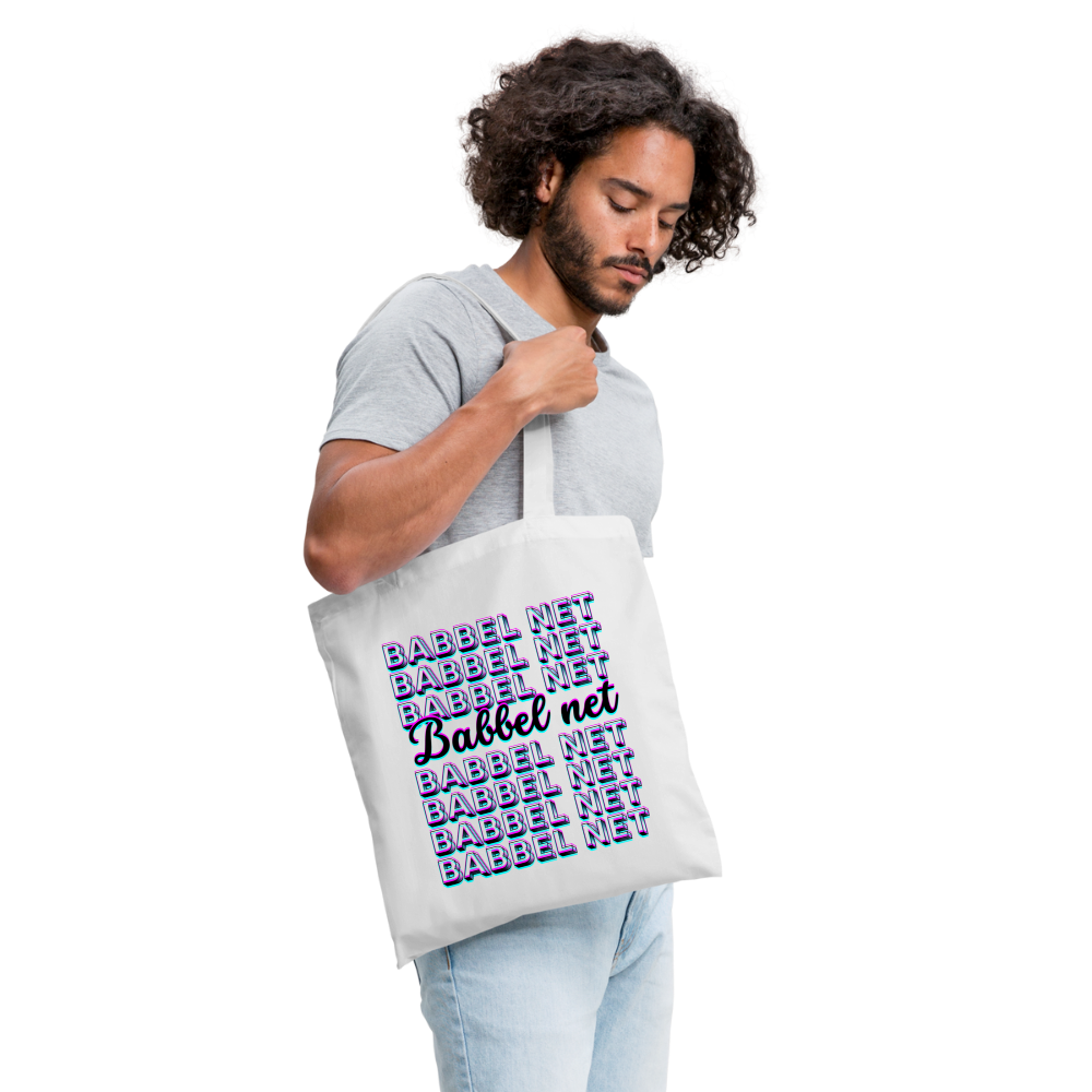 Babbel net - Hessisch Mundart - Tasche - Weiß