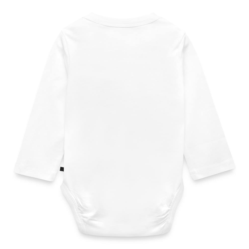 „Gude“ – Retro Look aus Hessen - Baby Bio-Langarm-Body - Weiß