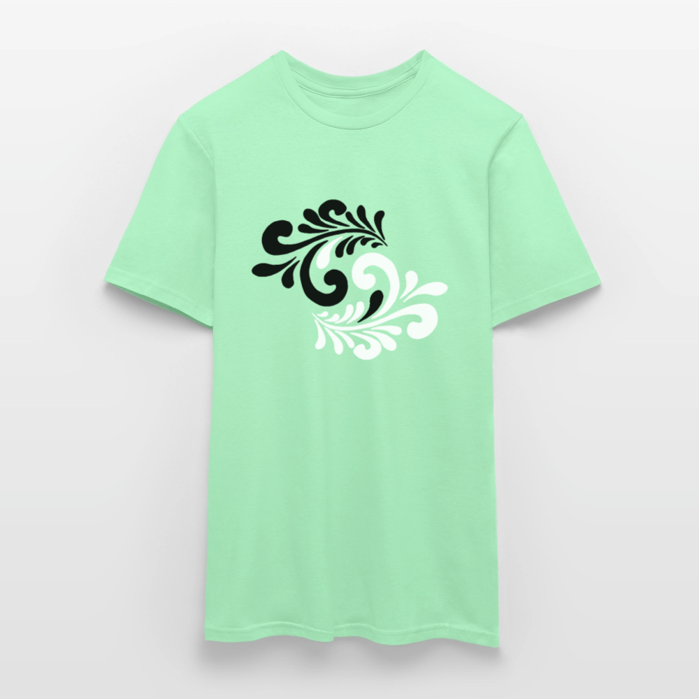 Hessisch Balance - Yin und Yang - Männer Shirt - Mintgrün