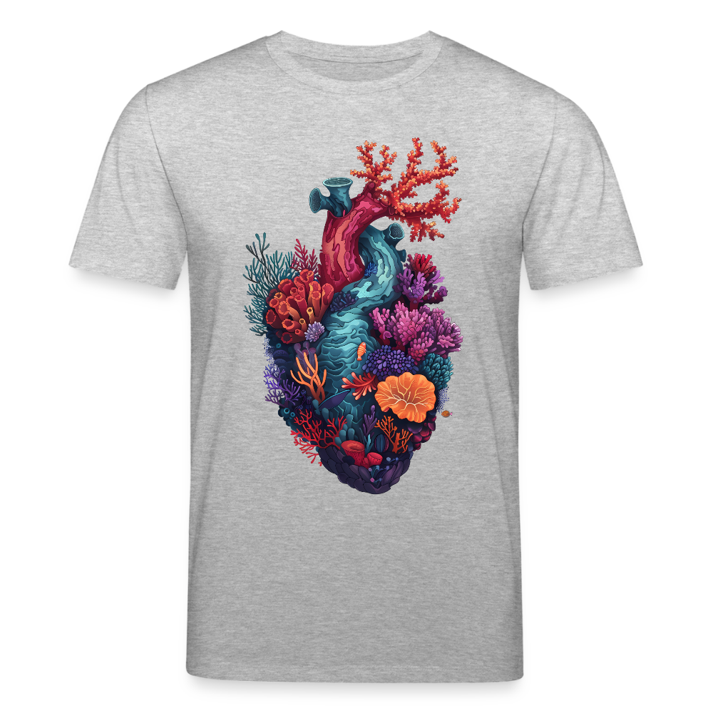 Ocean Heart - Stanley/Stella Unisex Bio-T-Shirt CREATOR - Grau meliert