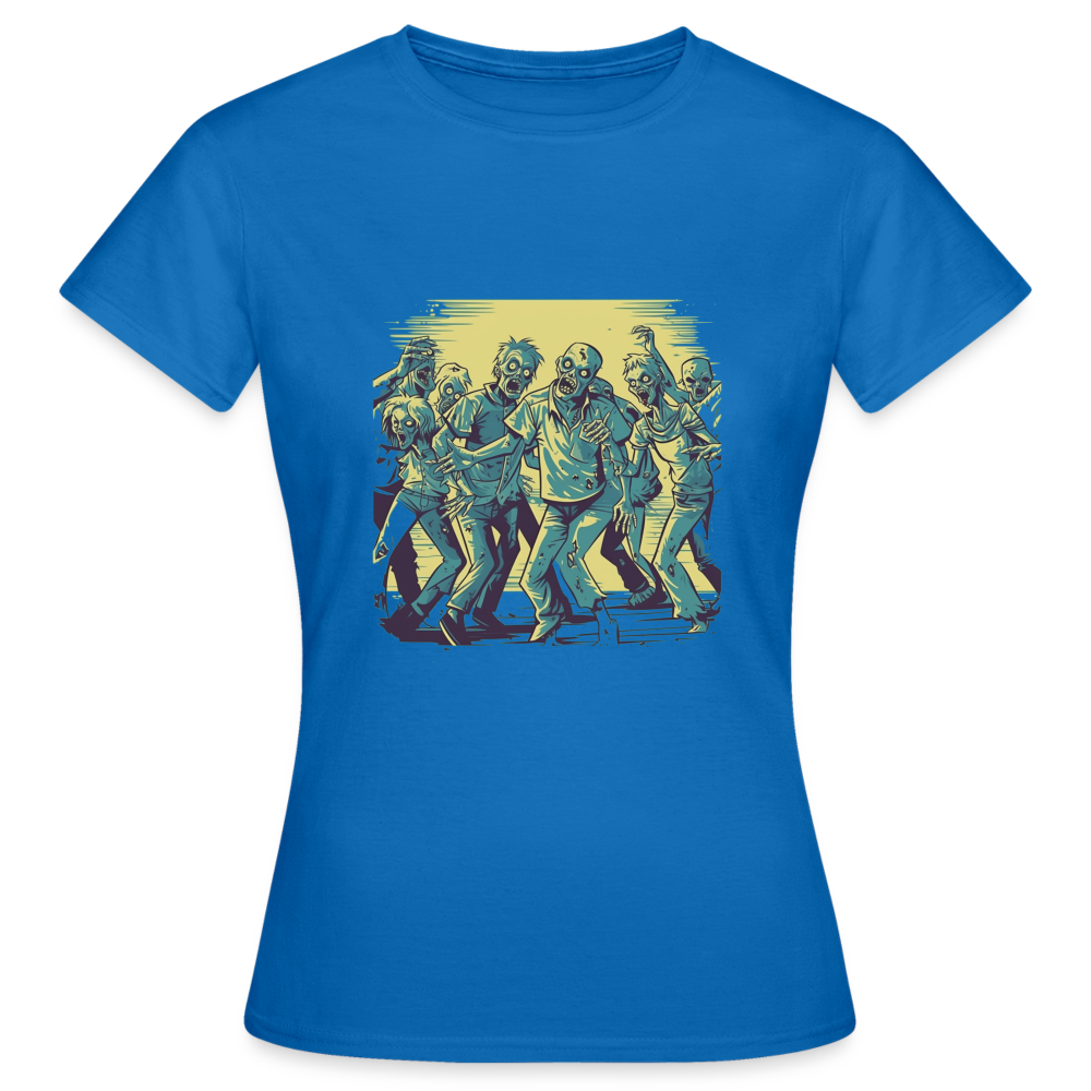 Tanzende Zombies - Gruseliges Zombie Motiv - Frauen T-Shirt - Royalblau