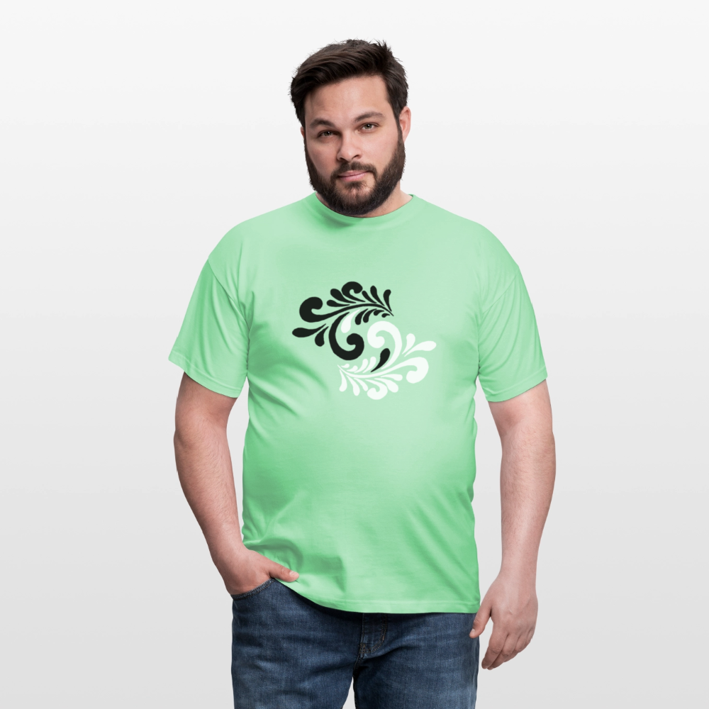 Hessisch Balance - Yin und Yang - Männer Shirt - Mintgrün