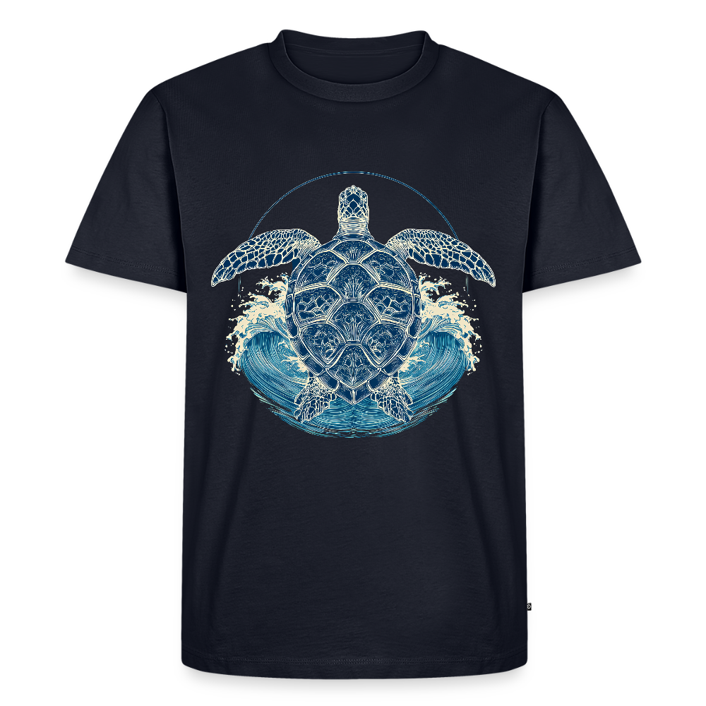 Ocean Spirit – Meeresschildkröte - Männer Premium T-Shirt - Navy
