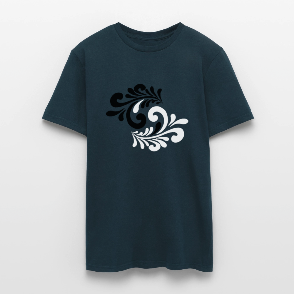 Hessisch Balance - Yin und Yang - Männer Shirt - Navy