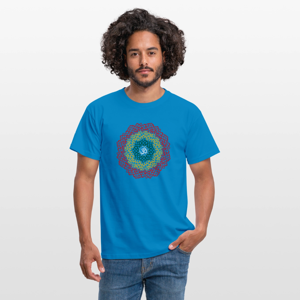 Yogi, Prana Mandala Om im Reggae Stil - Männer T-Shirt - Royalblau