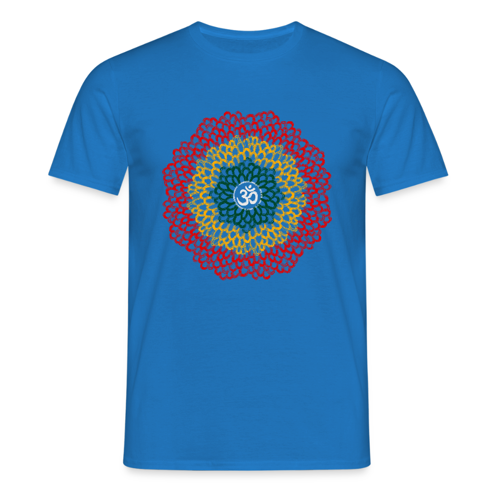 Yogi, Prana Mandala Om im Reggae Stil - Männer T-Shirt - Royalblau