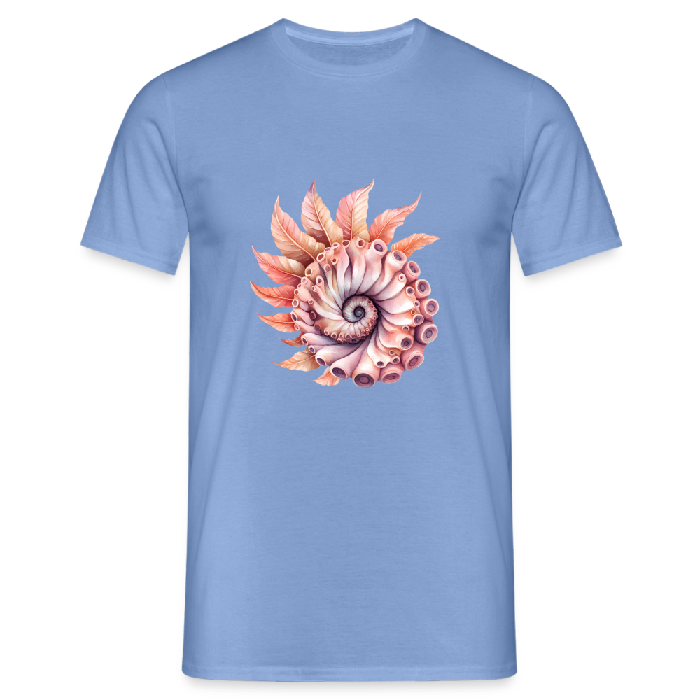 Fedriger Tentakel Nautilus - Goldener Schnitt - Männer T-Shirt - carolina blue