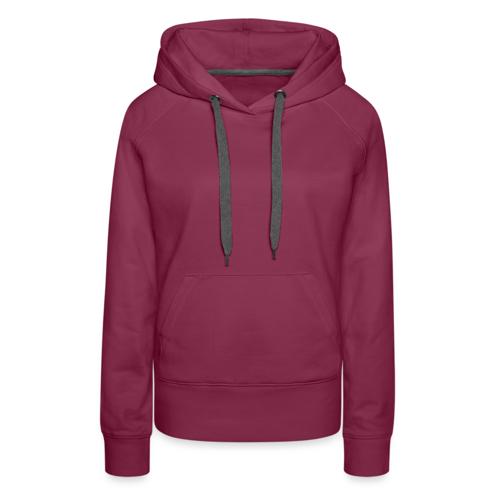 Frankfurter Geripptes - Äpplerglas - Hessisch Mundart - Frauen Premium Hoodie - Bordeaux