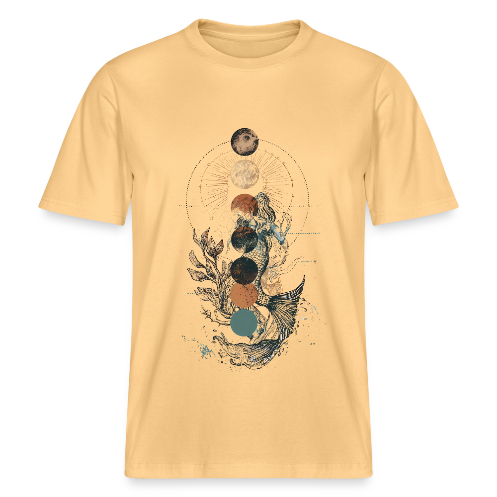 Mystic Mermaid – Mondphasen - Stanley/Stella Relaxed Fit Unisex Bio-T-Shirt Sparker - Hellgelb