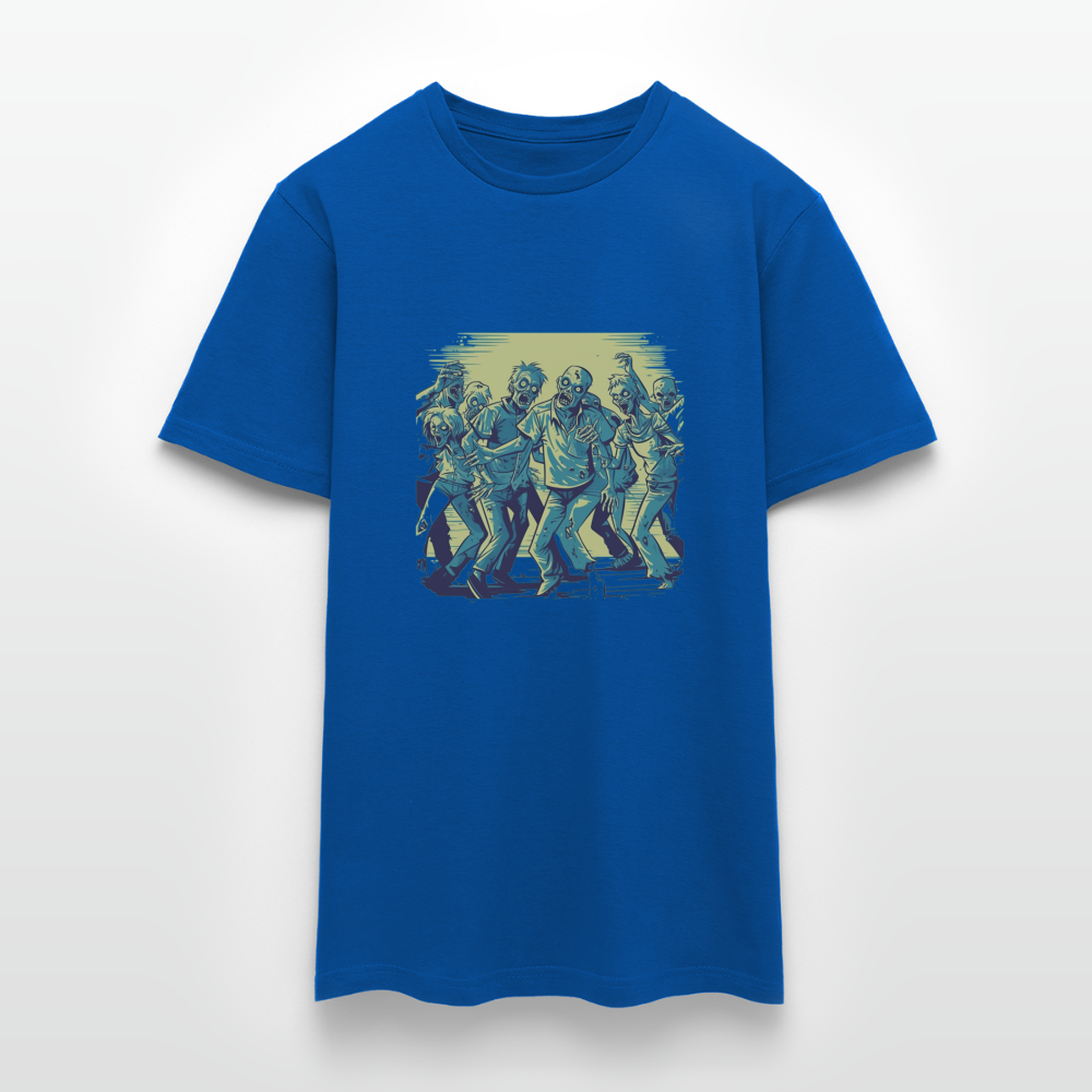 Tanzende Zombies - Gruseliges Zombie Motiv - Männer T-Shirt - Royalblau