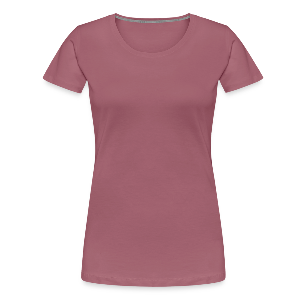 Qualle mit roten Fäden - Frauen Premium T-Shirt - Malve