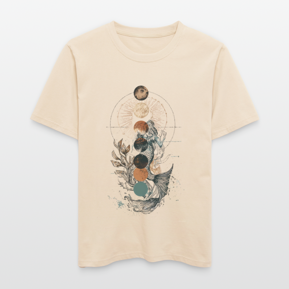 Mystic Mermaid – Mondphasen - Stanley/Stella Relaxed Fit Unisex Bio-T-Shirt Sparker - Weißgrau