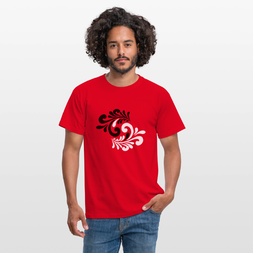 Hessisch Balance - Yin und Yang - Männer Shirt - Rot