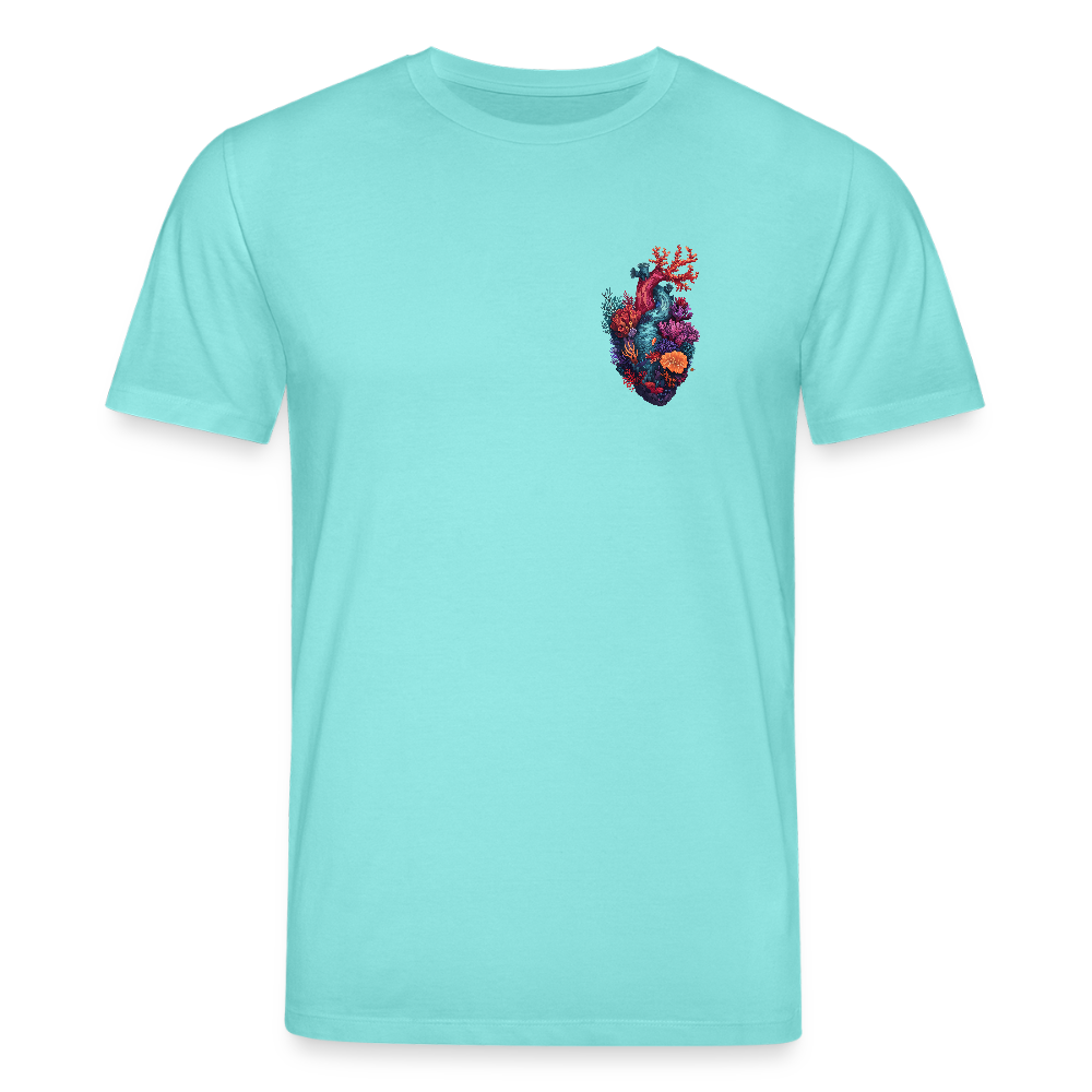 Ocean Heart Brusttaschenformat - Stanley/Stella Unisex Bio-T-Shirt CREATOR - Poolblau