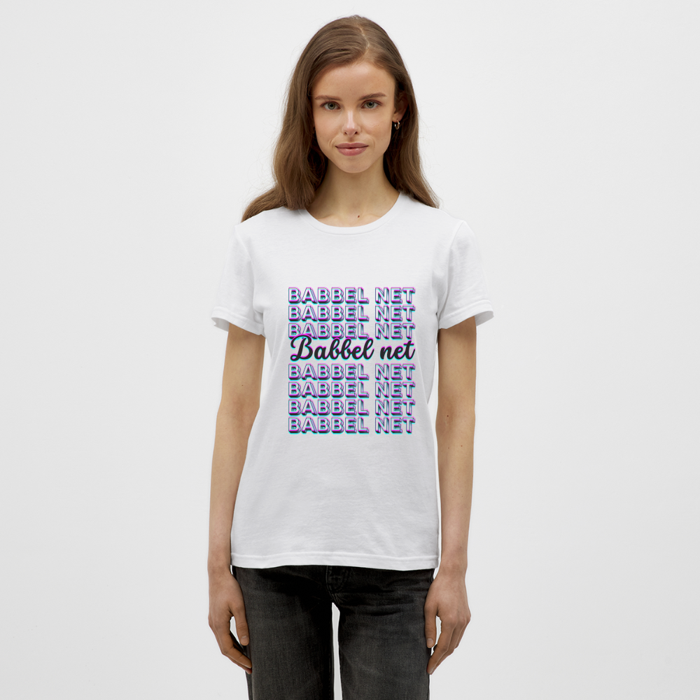 Babbel net - Hessisch Mundart - Frauen T-Shirt - Weiß