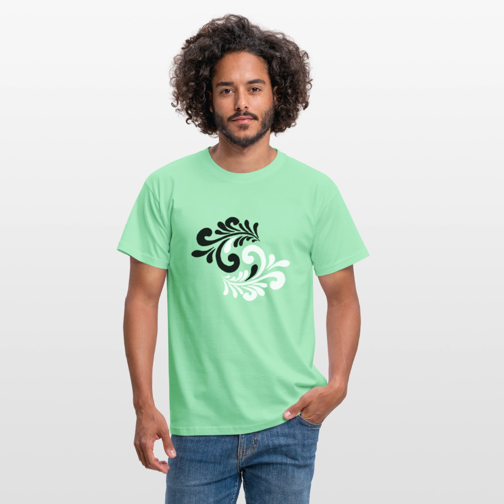 Hessisch Balance - Yin und Yang - Männer Shirt - Mintgrün