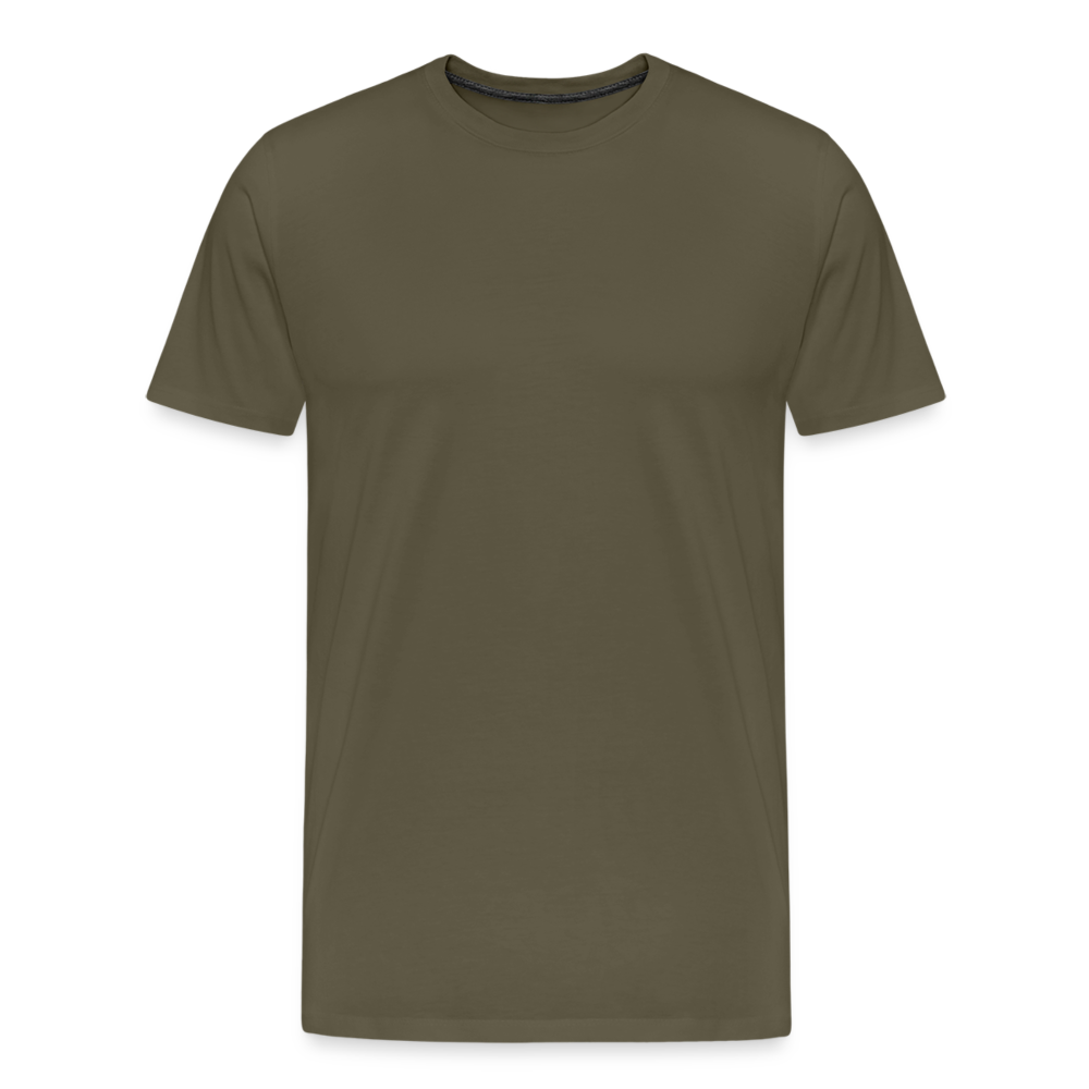 Qualle mit roten Fäden - Männer Premium T-Shirt - Khaki